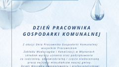 10 maja - Dzień Pracownika Gospodarki Komunalnej.