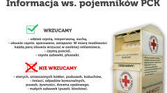 Informacja ws. pojemników PCK