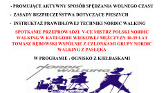 Spotkanie integracyjno-informacyjne sympatyków Nordic Walking. Zapraszamy
