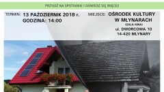 Spotkanie informacyjne dotyczące programu "Czyste Powietrze" w Gminie Młynary