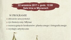 Burmistrz Miasta i Gminy Młynary oraz Ośrodek Kultury zapraszaja na obchody 690-lecia Miasta Młynary - 22 września godz. 12.00 