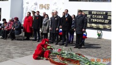 Delegacja z Młynar uczestniczy w obchodach Dnia Zwycięstwa w mieście partnerskim Ladushkin