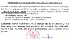 Obwieszczenie Komornika Sądowego