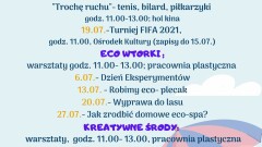 Wakacyjne spotkania- oferta