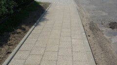 Odbiór chodnika przy ul. Warszawskiej