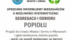 Selektywna zbiórka popiołu