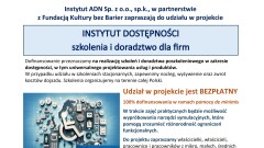 Bezpłatne spotkanie  dotyczące dostępności.