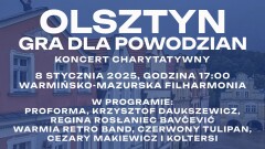 Charytatywny koncert "Olsztyn gra dla powodzian".