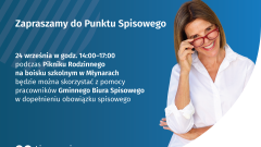 Dyżur Gminneg Biura Spisowego w dniach 24 i 26 września