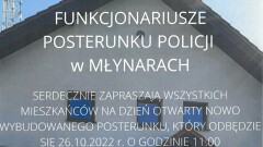 Dzień otwarty nowo wybudowanego Posterunku Policji w Młynarach