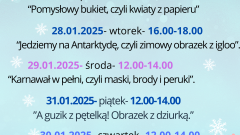 Ferie z Ośrodkiem Kultury- 1. tydzień