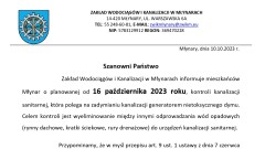 Kontrola kanalizacji sanitarnej.