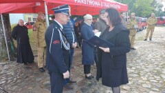 Przekazanie ciężkiego specjalnego samochodu pożarniczego Jednostce OSP Młynary