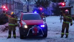Przekazanie samochodu strażackiego Jednostce OSP Młynary.