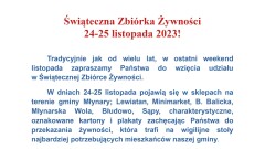 Świąteczna Zbiórka Żywności.