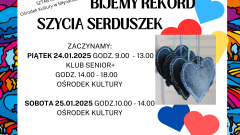 WOŚP- bijemy rekord szycia serduszek!