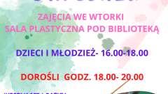 Zajęcia plastyczne w Ośrodku Kultury w Młynarach