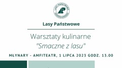 Zapraszamy na warsztaty kulinarne "Smaczne z lasu".