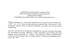 Zaproszenie do zgłaszania kandydatów.