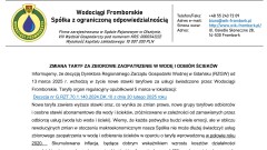 Zmiana taryf za zbiorowe zaopatrzenie w wodę i odbiór ścieków.