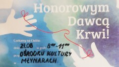 Zostań Honorowym Dawcą Krwi.