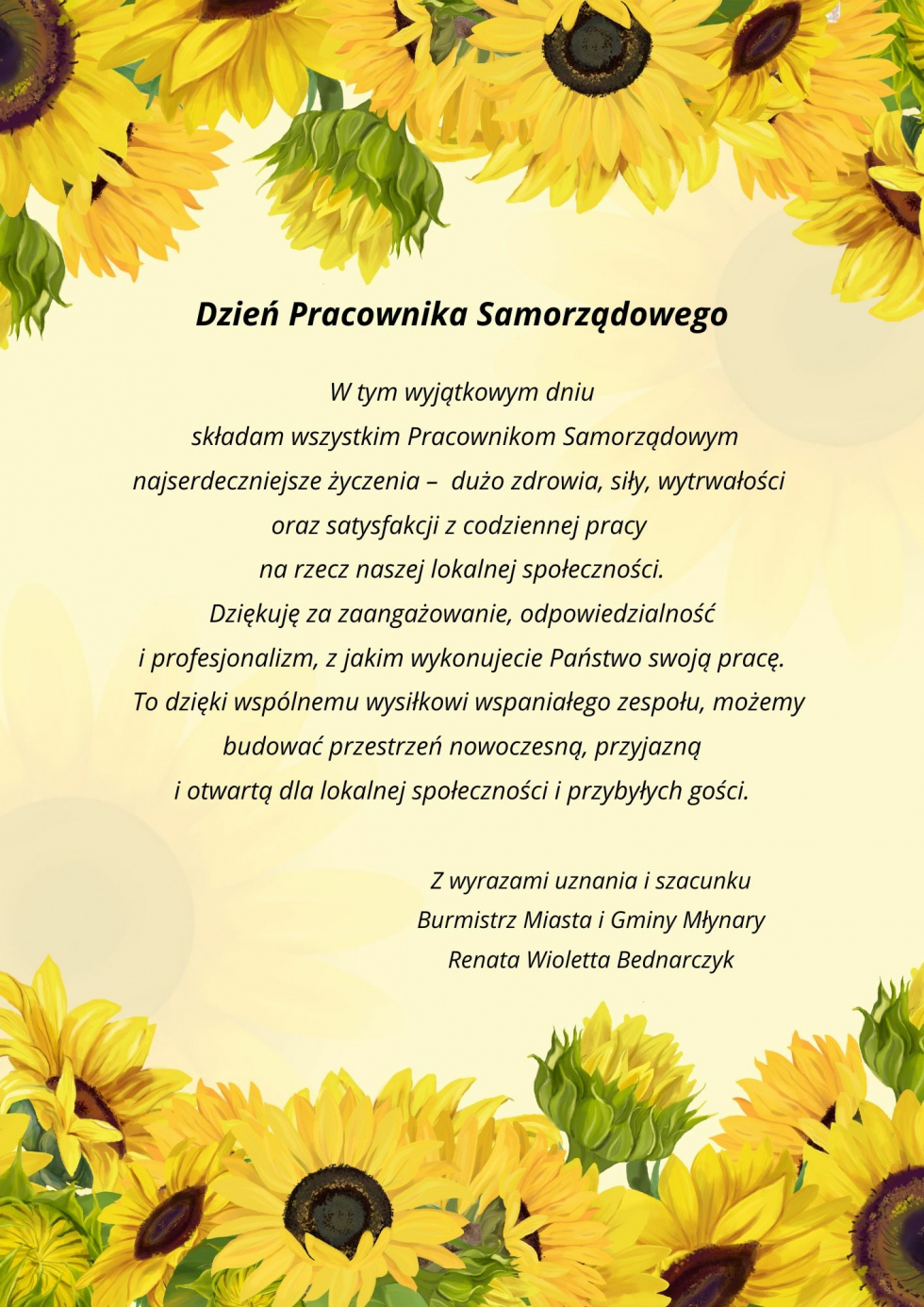 27 maja - Dzień Pracownika Samorządowego.