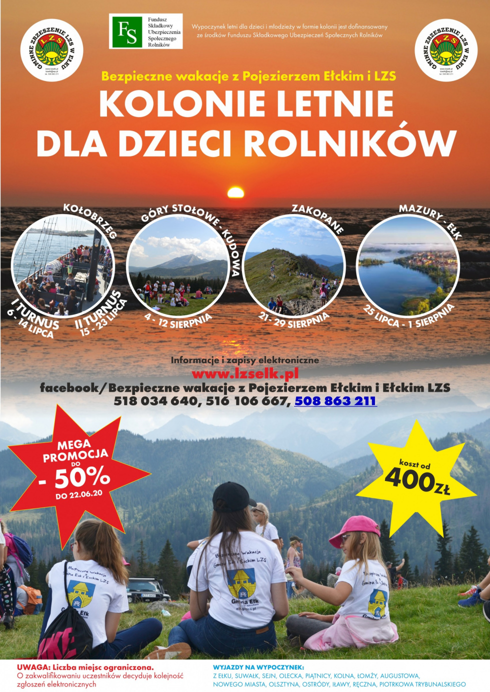 Kolonie dla dzieci rolników