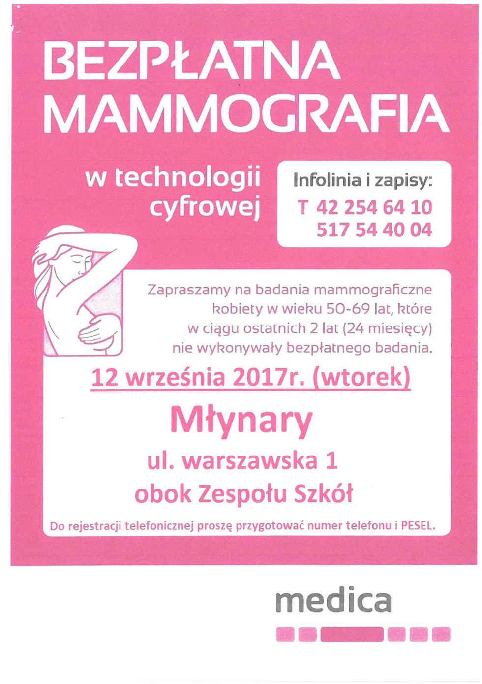 Bezpłatna mammografia