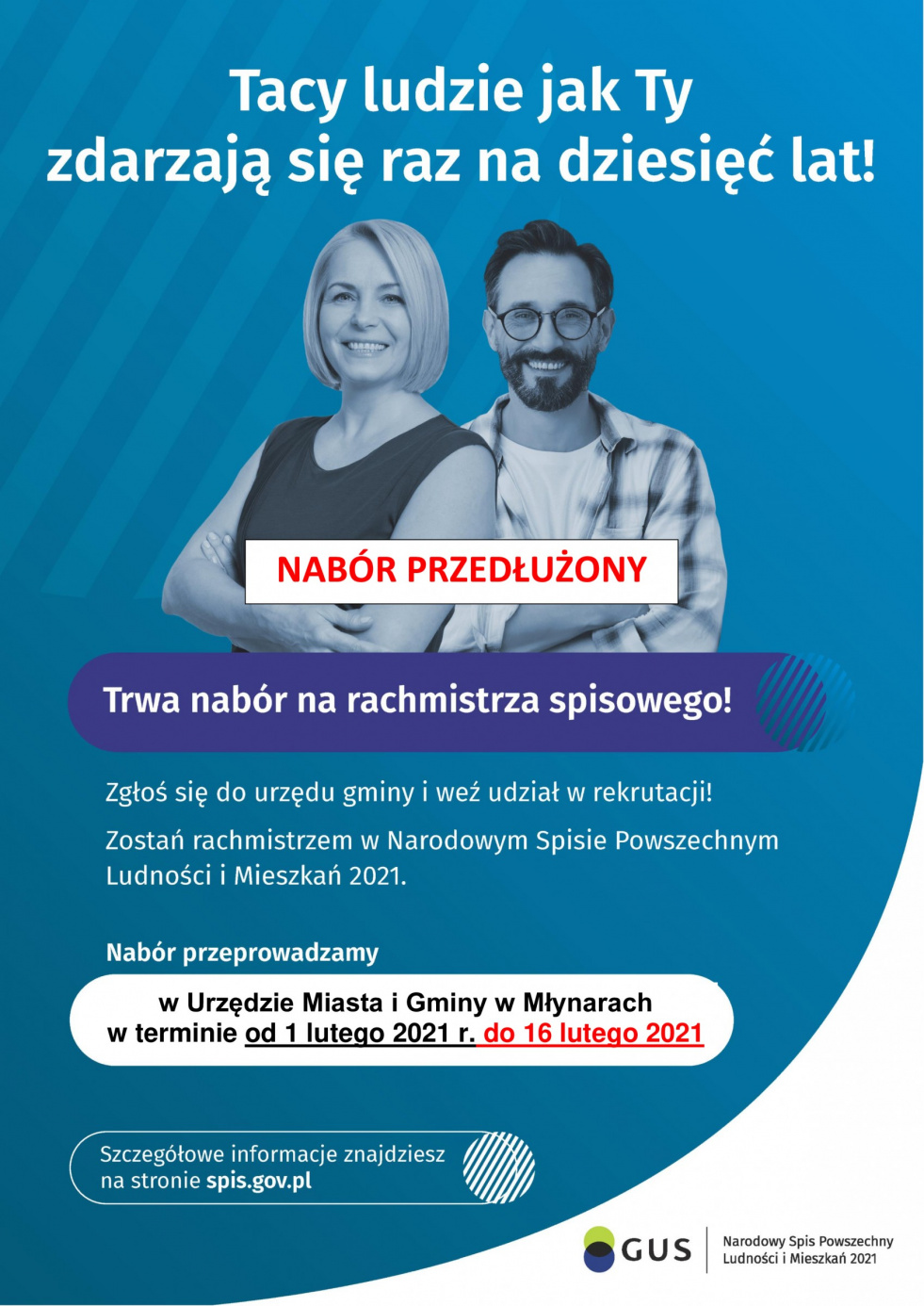 Trwa nabór na rachmistrza spisowego