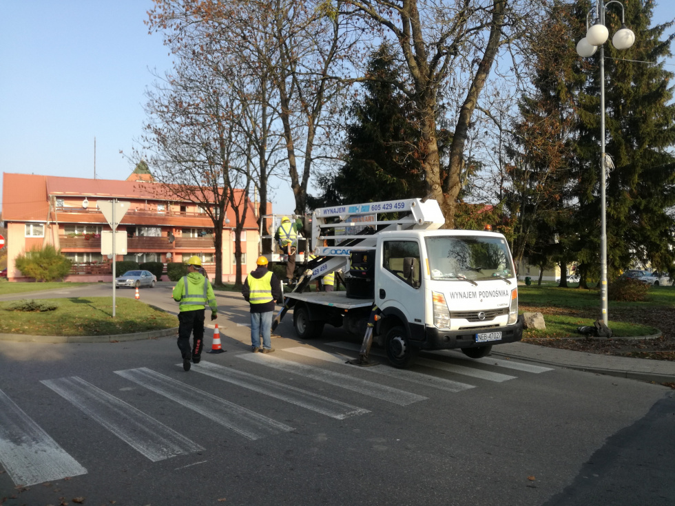 Informacja o pracach przeprowadzonych na terenie gminy w dniu 24 października