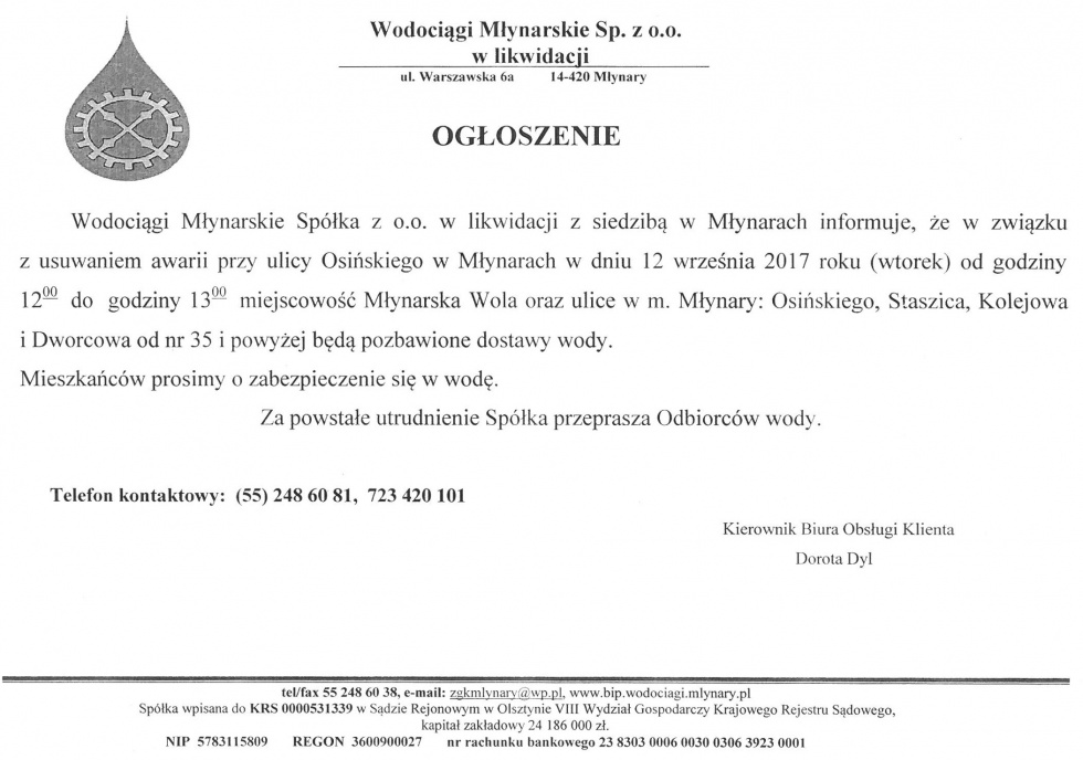 Ogłoszenie