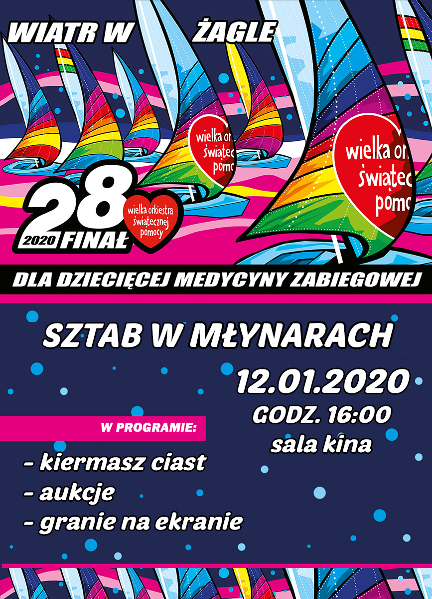 28 finał WOŚP w Młynarach 