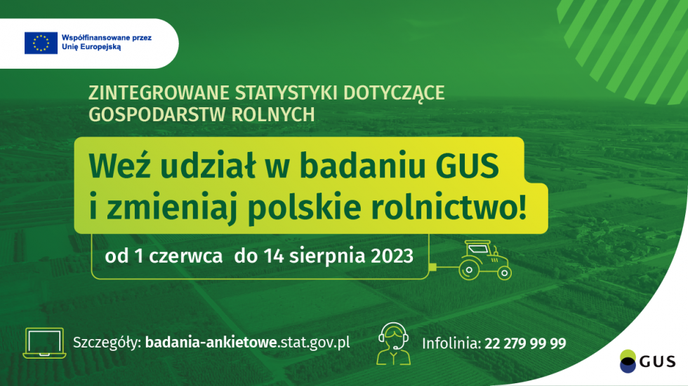 Badanie GUS dla rolników.