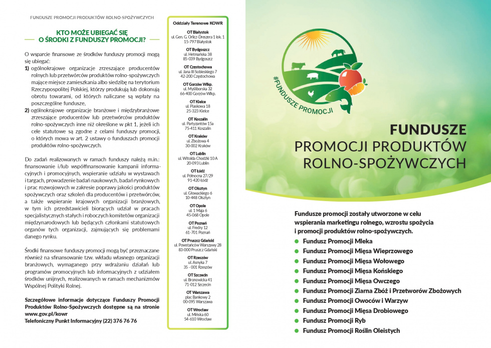 Fundusz Promocji Produktów Rolno-Spozywczych