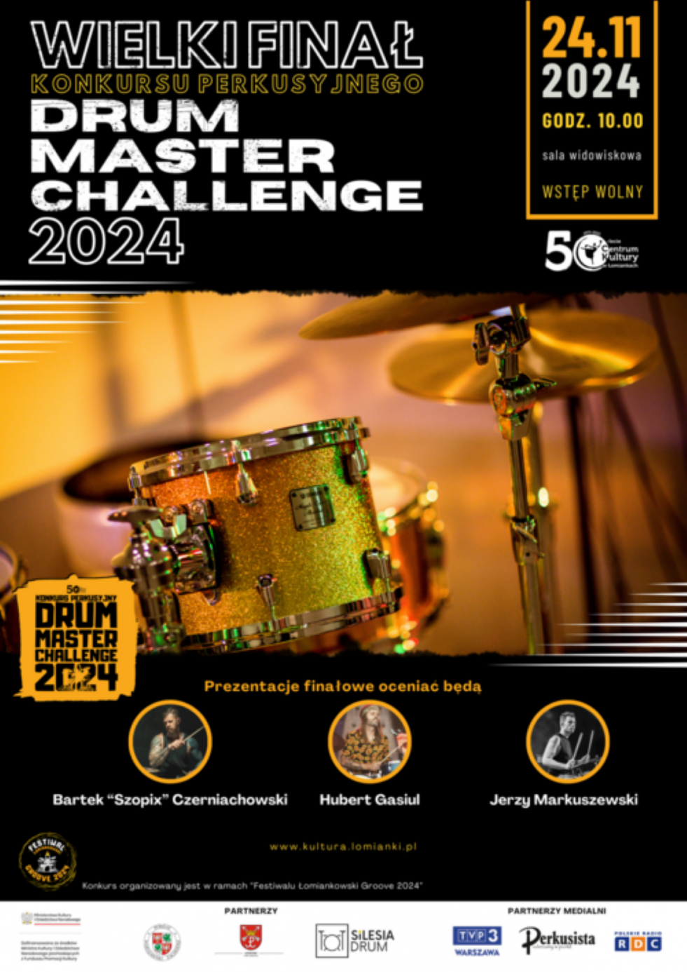 Marcel Kierzkowski finalistą I etapu "Drum Master Challenge 2024"!
